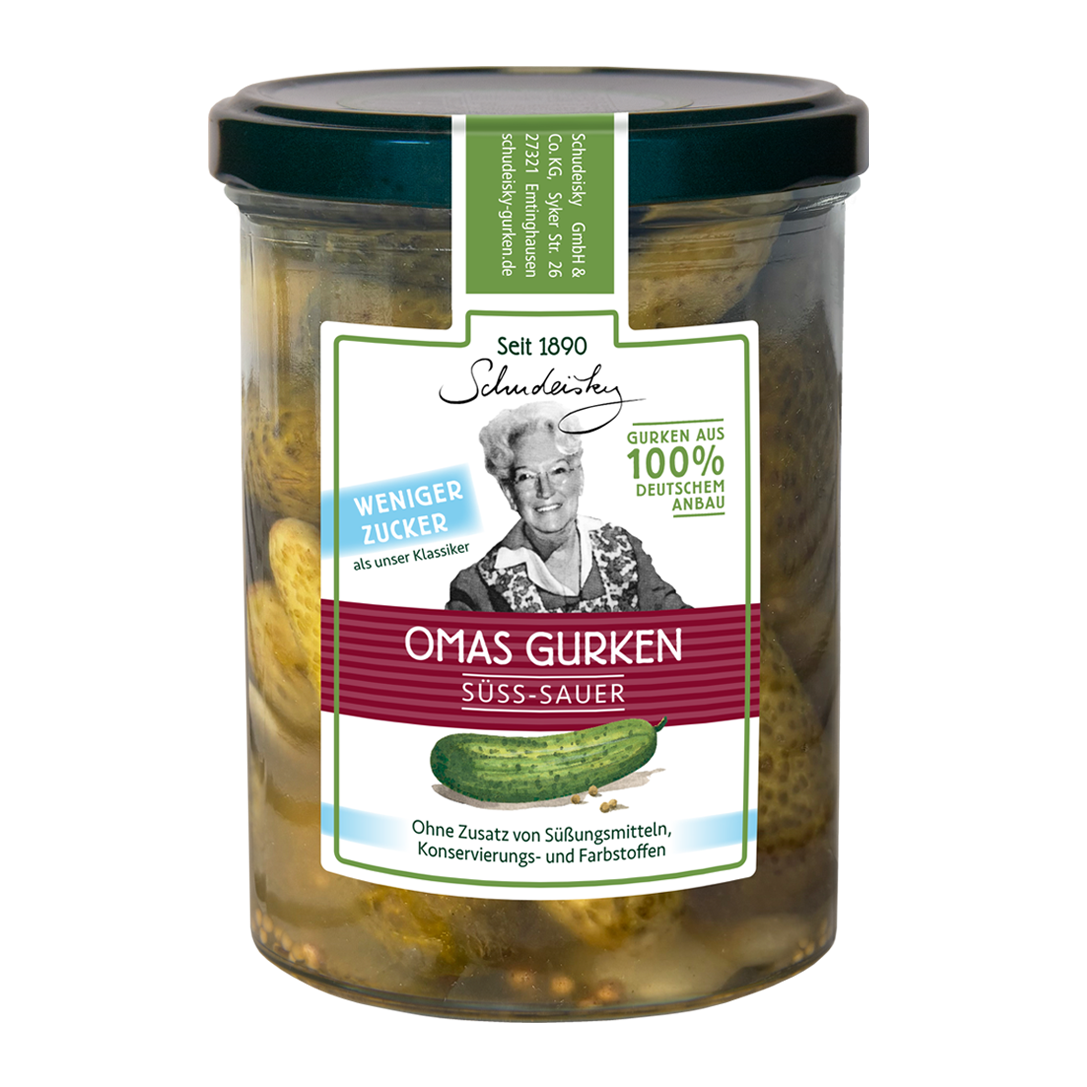 OMAS GURKEN SÜSS-SAUER(WENIGER ZUCKER!)