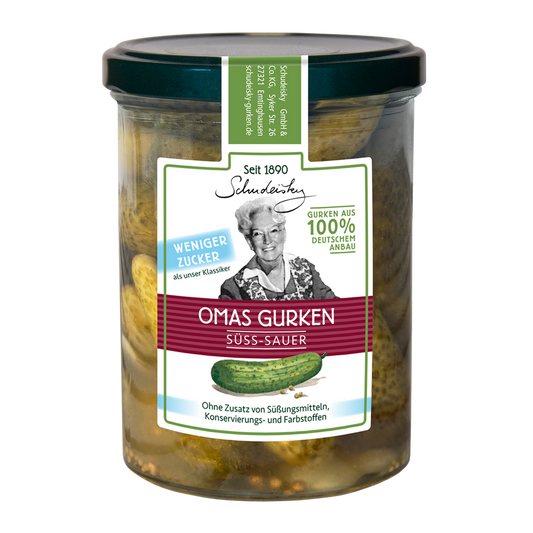 OMAS GURKEN SÜSS-SAUER(WENIGER ZUCKER!)